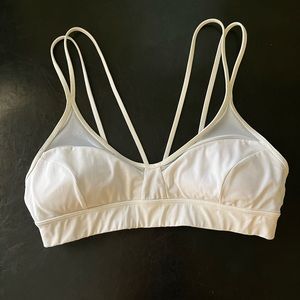 Lululemon white sports bra size 8